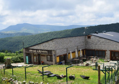 jardín y terraza